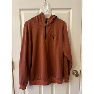 Sheen. Men’s brown‎ box logo hoodie. Size medium